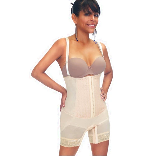 Ardyss Body Fashion High Waist Long Leg Panty Girdle Style 48 (Beige;42)