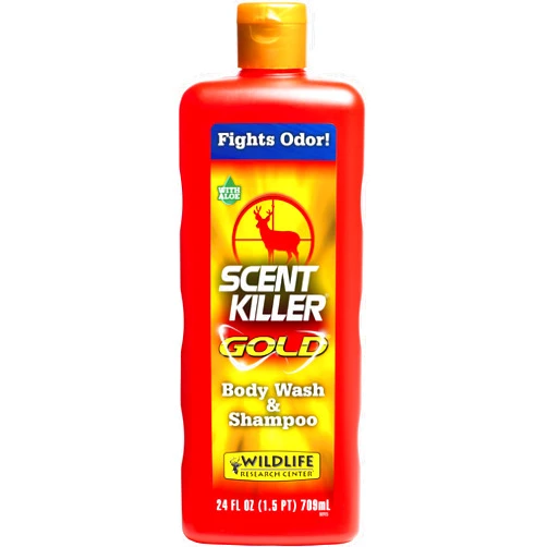 Wildlife Research Scent Killer Gold Body Wash and Shampoo, (12-Ounce), Multi