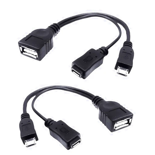Tek Styz PRO OTG Power Cable Works for Plantronics Voyager 3200 UC P/N 207371-01 with Power Connect Any Compatible USB Accessory with MicroUSB Cable!