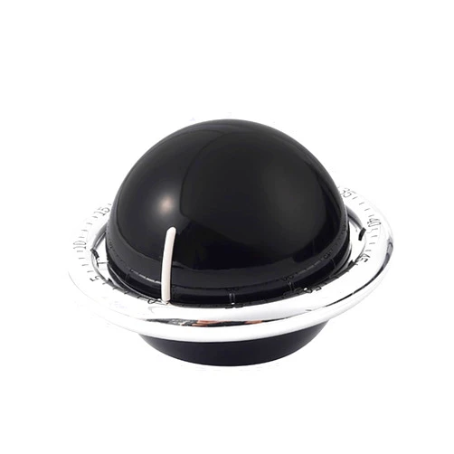 Maelifu Mechanical Kitchen Timer, Planet Stainless Steel Magnetic Timer Wind Up 60 Minutes, Kitchen Timers Manual for Cooking, Study, Home, Classroom (Black)