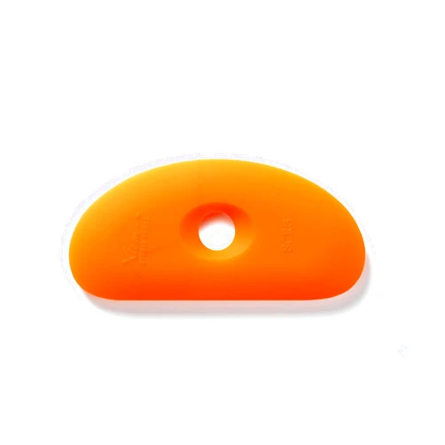 Xiem Tools Soft Silicone Clay Rib for Ceramics and Pottery (SCR3-O-10195)