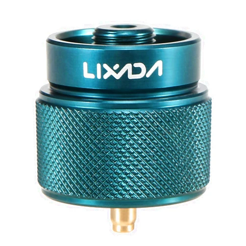 LIXADA Camping Stove Adapter 1L Outdoor Propane Small Tank Input EN417 Lindal Valve Output