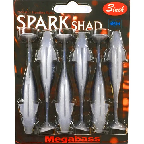 Megabass Spark Shad Megabass USA Albino 3 in