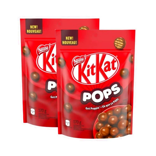 Generic KIT-KAT POPS Milk Chocolatey Snacks Pouch, 170 g/6 oz (Pack of 2) Shipped from Canada