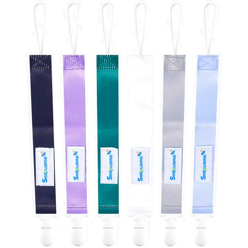 Smlpuame Pacifier Clip for Baby Boys Girl,6 Pack Stylish Binky Clips Strap,Paci Holder with Clips Universal Lightweight Fits Most Pacifiers Teeher Toy Teething Ring Soothie,Baby Gifts(Cool Color)