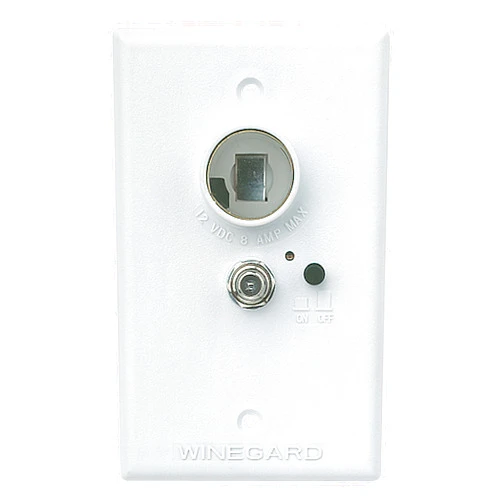 Winegard RV-7042 Wall Plate/Power Supply - White