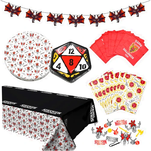 WeVeel Netflix Stranger Things Halloween Party Bundle - Hellfire Club