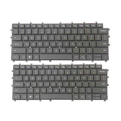 KbsPro 2pcs Pack Keyboard for Dell Latitude 9510 15 9510 9520 2-in-1 Laptop US Layout Backlit 01JHJY
