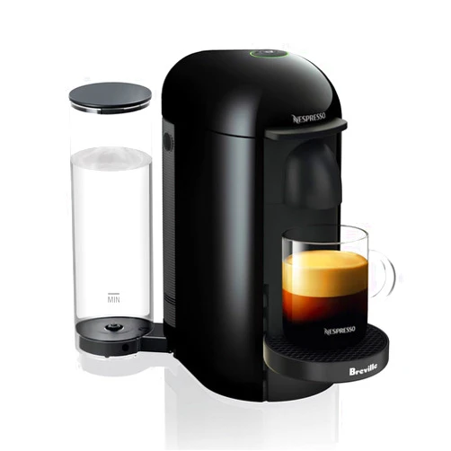 Nespresso Vertuo Plus Coffee and Espresso Maker by Breville, Ink Black