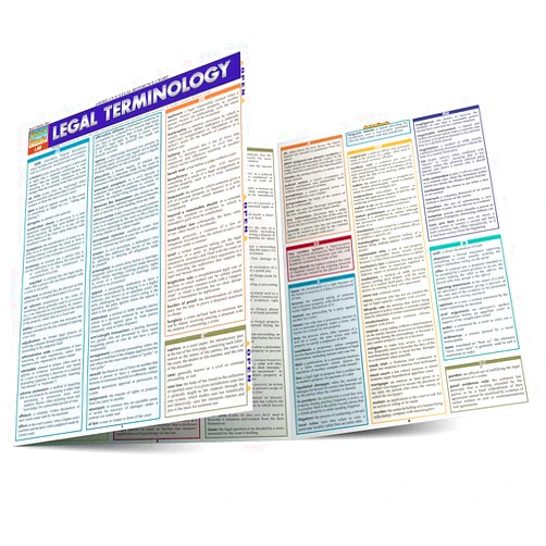 BarCharts Inc. Legal Terminology QuickStudy Laminated Reference Guide (QuickStudy Law)