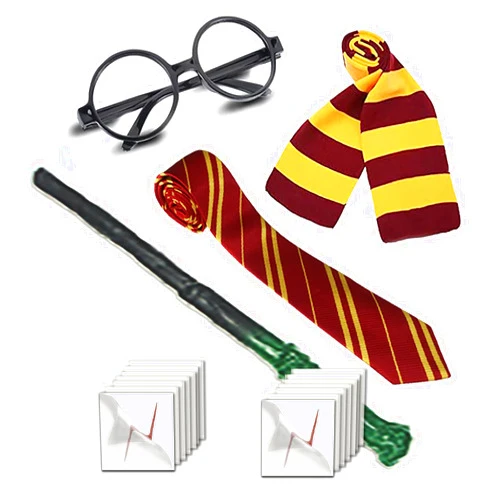 YoHold Wizard Cosplay Party Supplies Set for Magic Birthday, Halloween, St Patrick's Day, Cosplay Costume Party Decorations