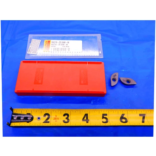 M & J Tooling LLC 2pcs New SANDVIK COROMANT RA216-25 04M-M SM30 Carbide MILLING Inserts INDEXABLE - CB3806RDT