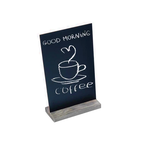 NUOBESTY Blackboard Signs Wooden Display Mini Chalkboard Memo Board for Christmas Wedding