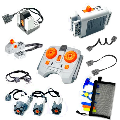 YUN.arbor 10-in-1 Motor Kit Compatible with Lego Technic, Motor Set with Powerful Motors, Advanced Control Functionality, Ultimate Compatibility, with Building Block Tool Kit