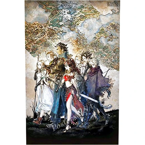 PrimePoster Octopath Traveler Poster Glossy Finish Made in USA - NVG220 (24