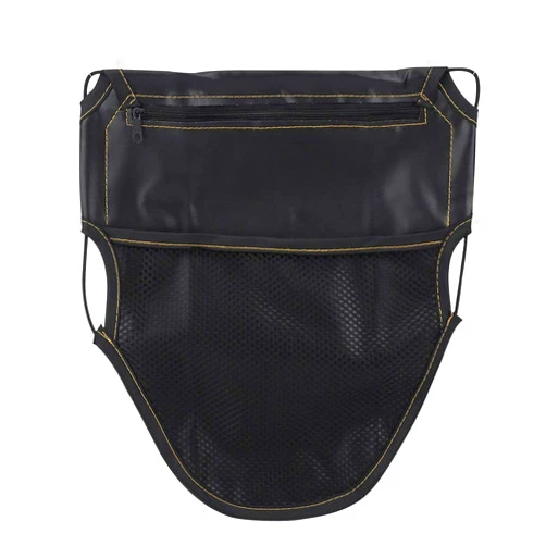 KIMISS Motorcycle Under Seat Bag, PU Leather Motorcycle Scooter Under Seat Storage Pouch Bag Organizer