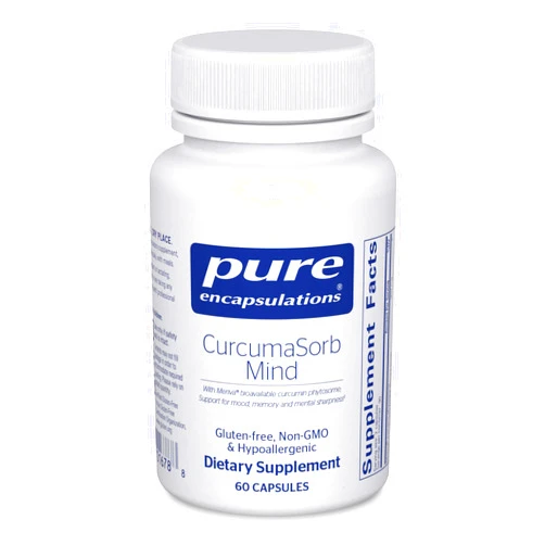 Pure Encapsulations CurcumaSorb Mind | Supplement to Support Memory, Sharpness, and Cognitive Function* | 60 Capsules