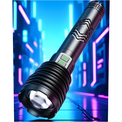 Amzyigou Powerful Flashlights 600000 High Lumens, 10000mAh Battery | 6 Modes with Fast Charge, Super Bright Rechargeable Flashlight IP67 Waterproof & Shock Resistant for Outdoor Activities