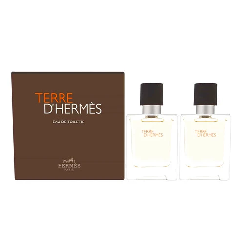 Hermes Terre D' 2 Piece Gift Set for Men, Citrus, 1.6 Fl Oz