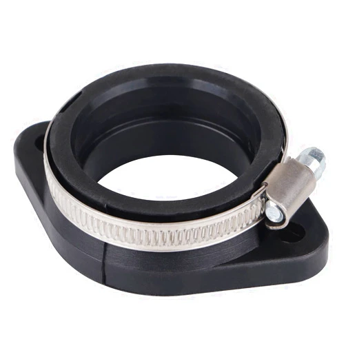 XMMT 45mm Carb Carburetor Flange Intake Pipe Adapter Carb Intake Manifold Boot for Harley Dyna Softail Electra Glide Road King Road Glide