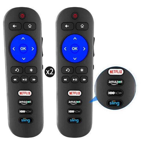 Yimaut Pack of 2 Replacement Remote Compatible with All TCL Roku TV Remote, RC280 RC282 Remote for TCL 28 32 40 43 48 49 50 55 65 75 85 inch Smart Roku TV, No Setup & Pair Requried