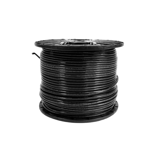 Paladin 12 AWG Gauge Insulated Solid Copper THHN/THWN-2 Building Wire - 600 Volts Residential, Commercial, Industrial UL Listed - #12 Solid 500' FT Spool (Black)
