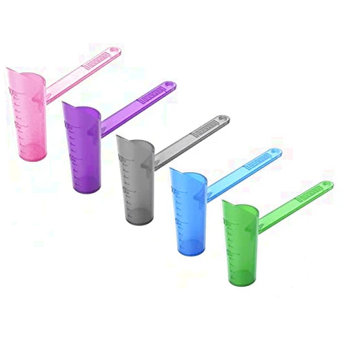 Pousutong Bosscoop [5-Pack No Spill Water Bottle Scoop for Supplements, Protein Powder, Pre-Workout and More [BPA Free]