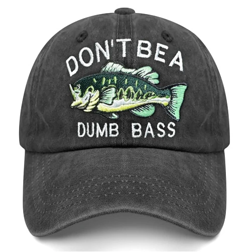 VOUGGIME Adjustable Fish Trucker Hat - Baseball Cap for Men & Women Sun Protection, Hiking Camping Outdoor Explore