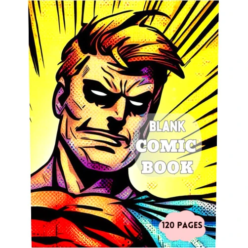Cheezy Owww Blank Comic Book: Draw Your Own Comics - 120 Pages of Fun and Unique Templates - A Large 8.5