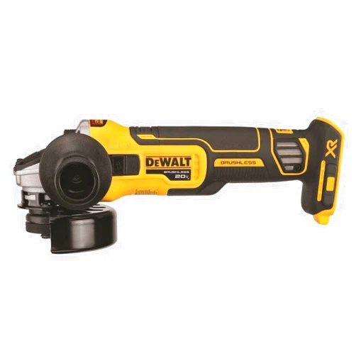 DEWALT 20V MAX* XR Angle Grinder with Kickback Brake, Slide Switch, 4-1/2-Inch, Tool Only (DCG405B)