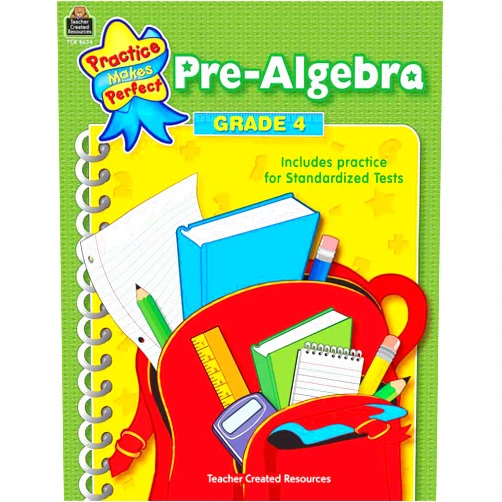 By Robert W Teacher Created Resources Staff (Author) Pre-Algebra Grade 4: Pre-algebra Grade 4