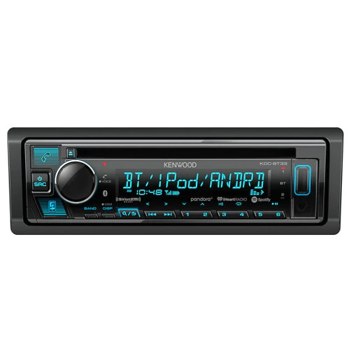 Kenwood KDC-BT33 Single Din CD Audio Receiver with Bluetooth