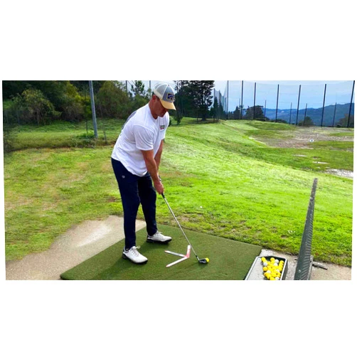 InsideMove Golf Swing Training Aid - Endorsed by Bradley Hughes, Teaches Correct Swing Plane – Tempo - Alignment – Hit a Perfect Draw -Putting -Practice Indoor/Outdoor -Made in USA.
