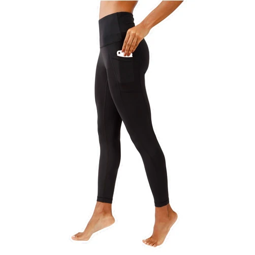 Yogalicious High Waist Ultra Soft 7/8 Ankle Length Leggings with Pockets for Women
