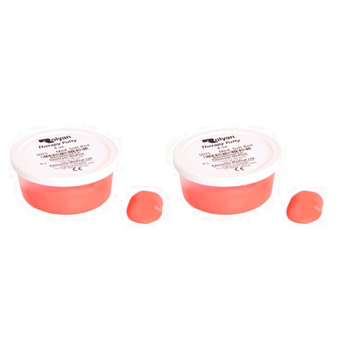 Sammons Preston Therapy Putty, Therapeutic Hand Exerciser, Theraputty for Finger and Hand Rehabilitation, Exercise Putty to Improve Hand Grip Strength, Occupational Therapy, 4 Ounce, Medium Soft, Red