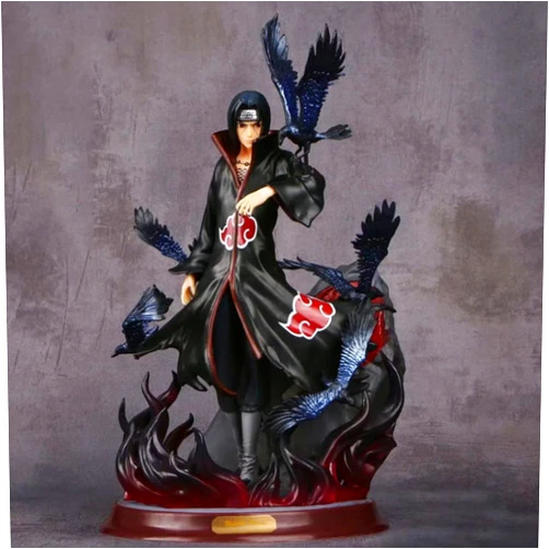 SiKii Uchiha Itachi Zero Anime Action Figure 11.5 inches Heroes Statue Character PVC Model Toys Collection with Calendar (Uchiha Itachi)
