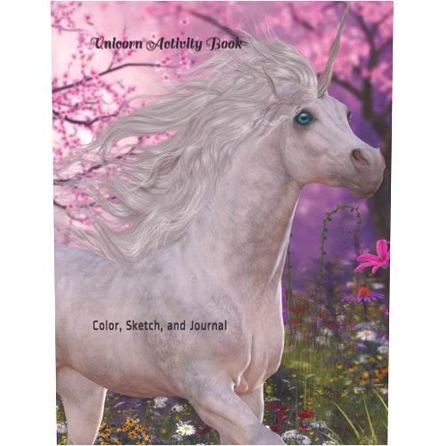 Patricia Lynne Rhodes Unicorn Activity Book: Color, Sketch, and Journal