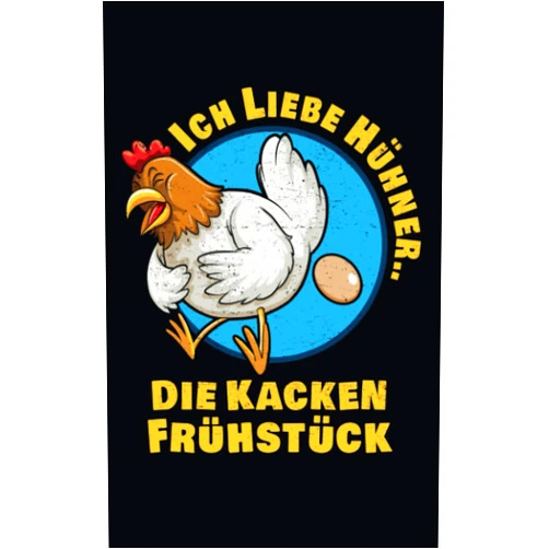 Notizbücher für Hühnerzüchter Ich Liebe Hühner – Die Kacken Frühstück: Ein 100-seitiges Notizbuch für Landwirte, Hühnerbauern & Hühnerzüchter. (German Edition)