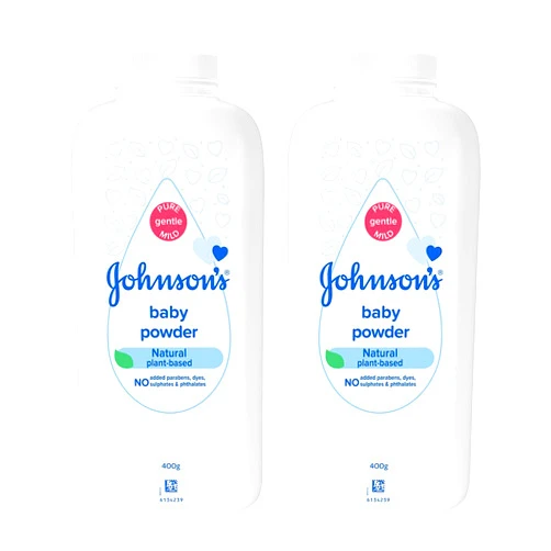 Johnson & Johnson YMPIGOY Johnson's Baby Powder 400g (Pack of 2)