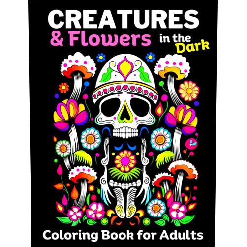 By Sun Prairie Publishing (Author) Creatures & Flowers Adult Coloring Book for Women: In the Dark, Calm and Relaxing Designs. Flowers, Animals, Birds, Gnomes, Fantasy Creatures and ... Set: Great for markers or Colored Pencils)
