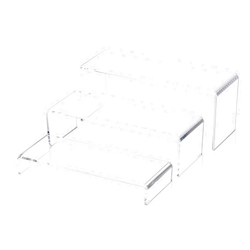 LFTYTUO 1 Set Large Acrylic Clear Display Risers, 3 Sizes 12