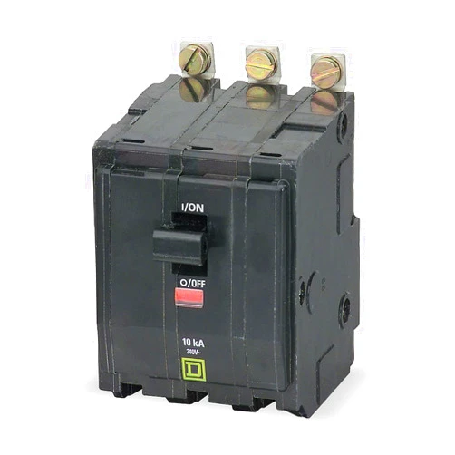 Square D - QOB315VH - Bolt On Circuit Breaker, 15 Amps, Number of Poles: 3, 240VAC AC Voltage Rating