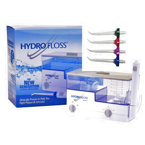 Hydrofloss Hydro Floss New Generation Oral Irrigator Bundle with Sulcus Tips