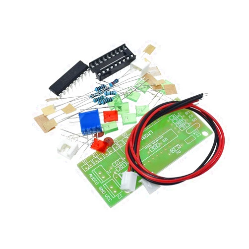 Generic LM3915 DC 9V-12V 10 LED Sound Audio Spectrum Analyzer Level Indicator Kit DIY Electoronics Soldering Practice Set Laboratory