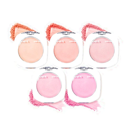 Dr.Althea Dear.A Fluffy Blush -An airy, long-lasting pressed powder blush, Effortlessly blends and layers, creates a natural, soft, healthy flush, Vegan formula (02 First Crush)