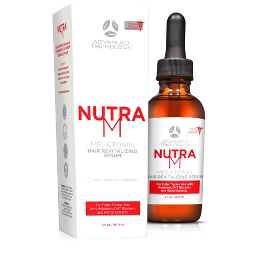 Advanced Trichology NutraM Hair Growth Serum, Dermatologist Tested, Approved by American Hair Loss Association for Thinning Hair Men & Women, Backed by 20 Years of Hair Regrowth Clinic Experience