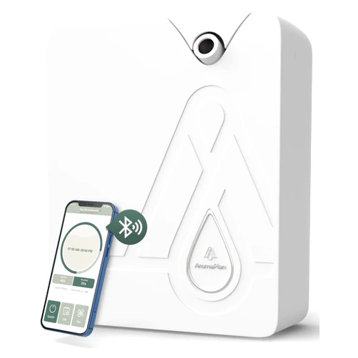 AromaPlan 2024 Upgraded Bluetooth Smart Scent Air Machine for Home, Hotel, Spa, Office– Cold Technology, Hotel Collection Diffuser, Waterless Whole House, White