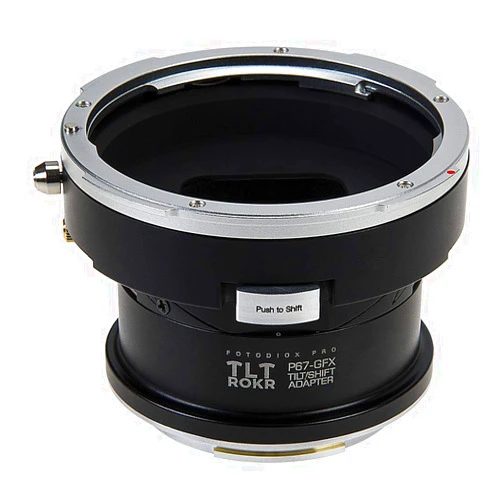 Fotodiox Pro TLT ROKR - Tilt/Shift Lens Mount Adapter Compatible with Pentax 6x7 (P67, PK67) Mount SLR Lenses to Fujifilm Fuji G-Mount GFX Mirrorless Camera Body
