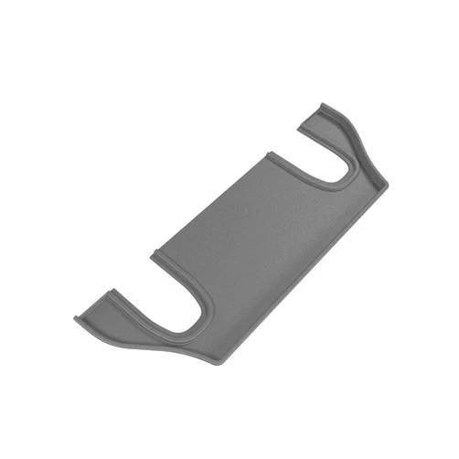 3D MAXpider Third Row Custom Fit All-Weather Floor Mat for Select Tesla Model X Models - Kagu Rubber (Gray)