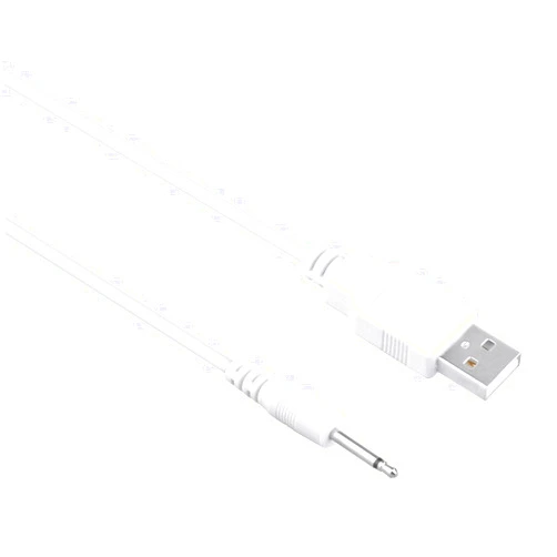 J-ZMQER 3ft White USB DC Power Adapter Charger Cable Lead Compatible with Aroprank Wand Massager Vibrator